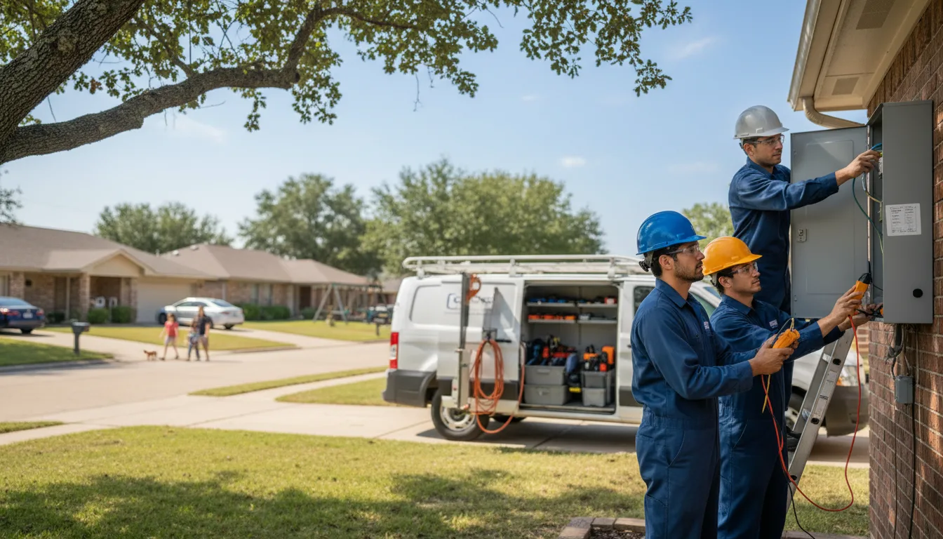 Certified electrician providing emergency electrical services in Webber, KS